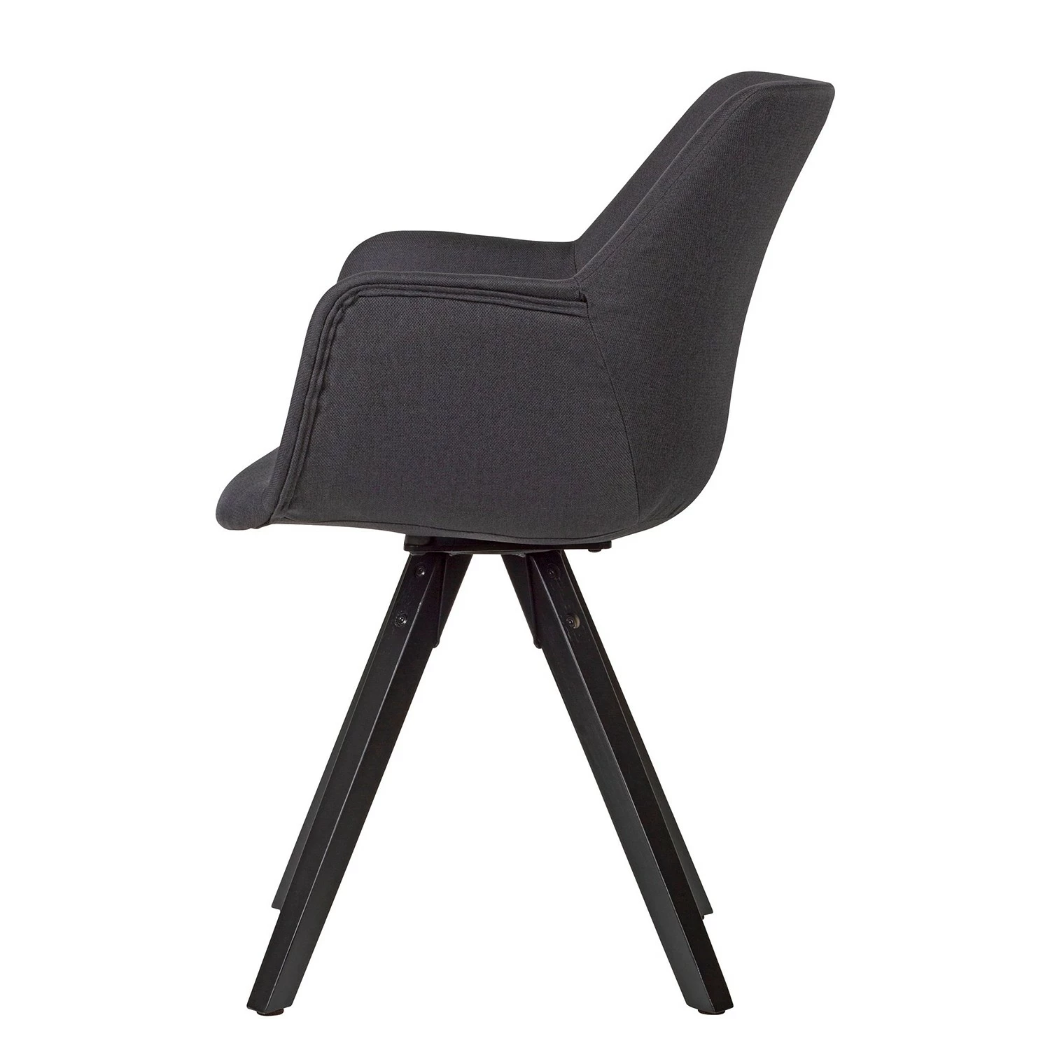 Loftscape Chaises à accoudoirs Newport II (2) - Noir 5 Loftscape Chaises à accoudoirs Newport II (2) - Noir – Image 3