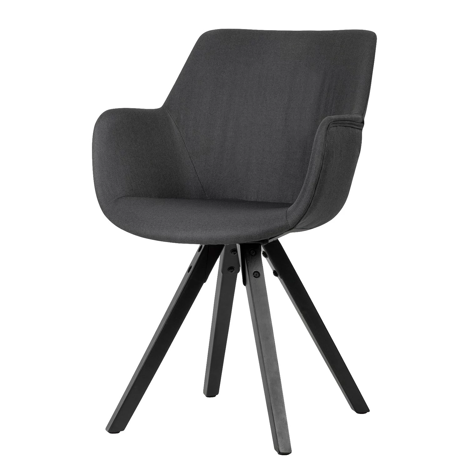 Loftscape Chaises à accoudoirs Newport II (2) - Noir 6 Loftscape Chaises à accoudoirs Newport II (2) - Noir – Image 4