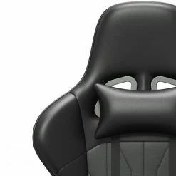 Fredriks Chaise gamer Jason - Imitation cuir / Nylon - Noir -Chaises Boutique 1000307835 220510 070 DETAILS P000000001000307835