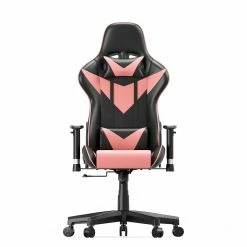 Fredriks Chaise gamer Jasper - Noir / Rose -Chaises Boutique 1000307836 220510 030 DETAILS P000000001000307836