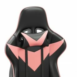 Fredriks Chaise gamer Jasper - Noir / Rose -Chaises Boutique 1000307836 220510 060 DETAILS P000000001000307836