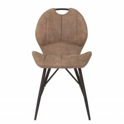 Loftscape Chaise capitonnée Glin - Marron clair - Lot de 2 11 Loftscape Chaise capitonnée Glin - Marron clair - Lot de 2 -Chaises Boutique 1000309932 211117 170519000115 DETAILS P000000001000309932