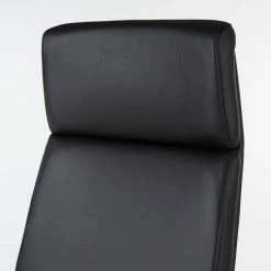 Fredriks Chaise de bureau Weld - Cuir véritable / Plaqué noyer / Métal - Noir / noyer / Aluminium -Chaises Boutique 1000310647 220826 034 DETAILS P000000001000310647