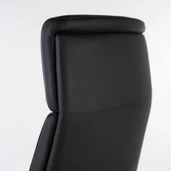 Fredriks Chaise de bureau Weld - Cuir véritable / Plaqué noyer / Métal - Noir / noyer / Aluminium -Chaises Boutique 1000310647 220826 035 DETAILS P000000001000310647