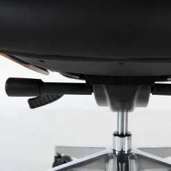 Fredriks Chaise de bureau Weld - Cuir véritable / Plaqué noyer / Métal - Noir / noyer / Aluminium -Chaises Boutique 1000310647 220826 040 DETAILS P000000001000310647