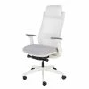 Fredriks Chaise de bureau Rosie - Gris clair / Blanc