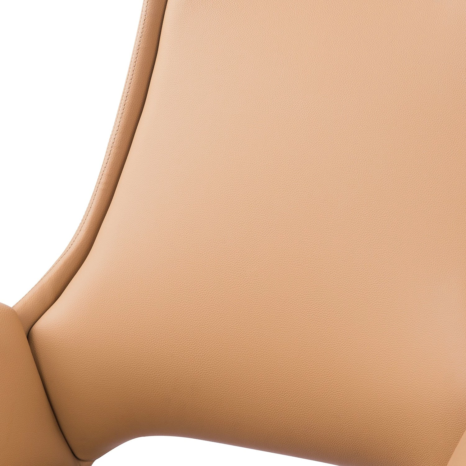 Fredriks Chaise de bureau Zore - Imitation cuir / Métal - Cognac / Aluminium 9 Fredriks Chaise de bureau Zore - Imitation cuir / Métal - Cognac / Aluminium – Image 7