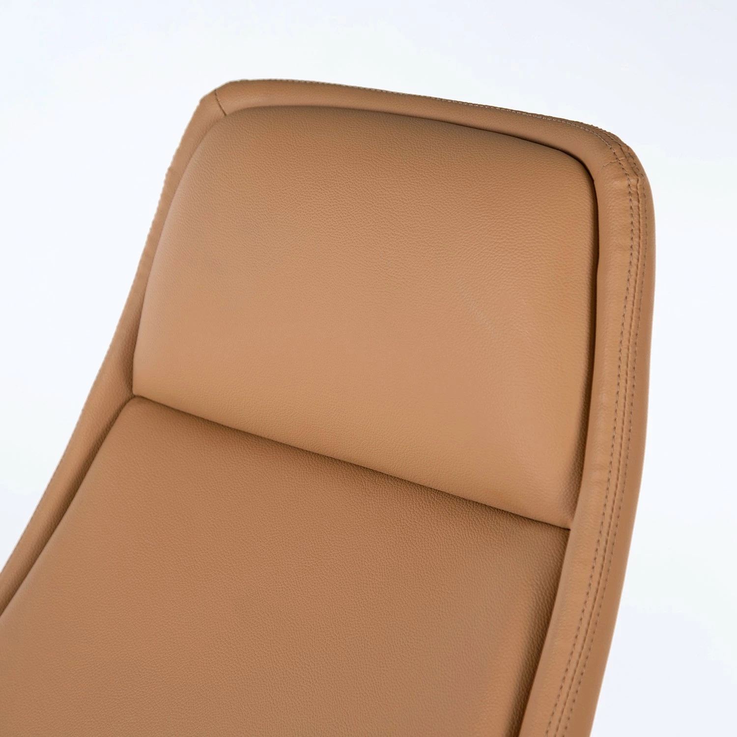 Fredriks Chaise de bureau Zore - Imitation cuir / Métal - Cognac / Aluminium 11 Fredriks Chaise de bureau Zore - Imitation cuir / Métal - Cognac / Aluminium – Image 9