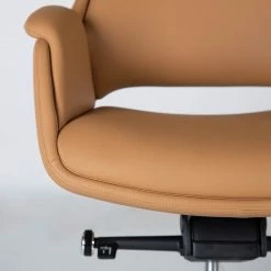 Fredriks Chaise de bureau Zore - Imitation cuir / Métal - Cognac / Aluminium 28 Fredriks Chaise de bureau Zore - Imitation cuir / Métal - Cognac / Aluminium -Chaises Boutique 1000310651 220826 036 DETAILS P000000001000310651