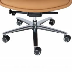 Fredriks Chaise de bureau Zore - Imitation cuir / Métal - Cognac / Aluminium 35 Fredriks Chaise de bureau Zore - Imitation cuir / Métal - Cognac / Aluminium -Chaises Boutique 1000310651 220826 043 DETAILS P000000001000310651