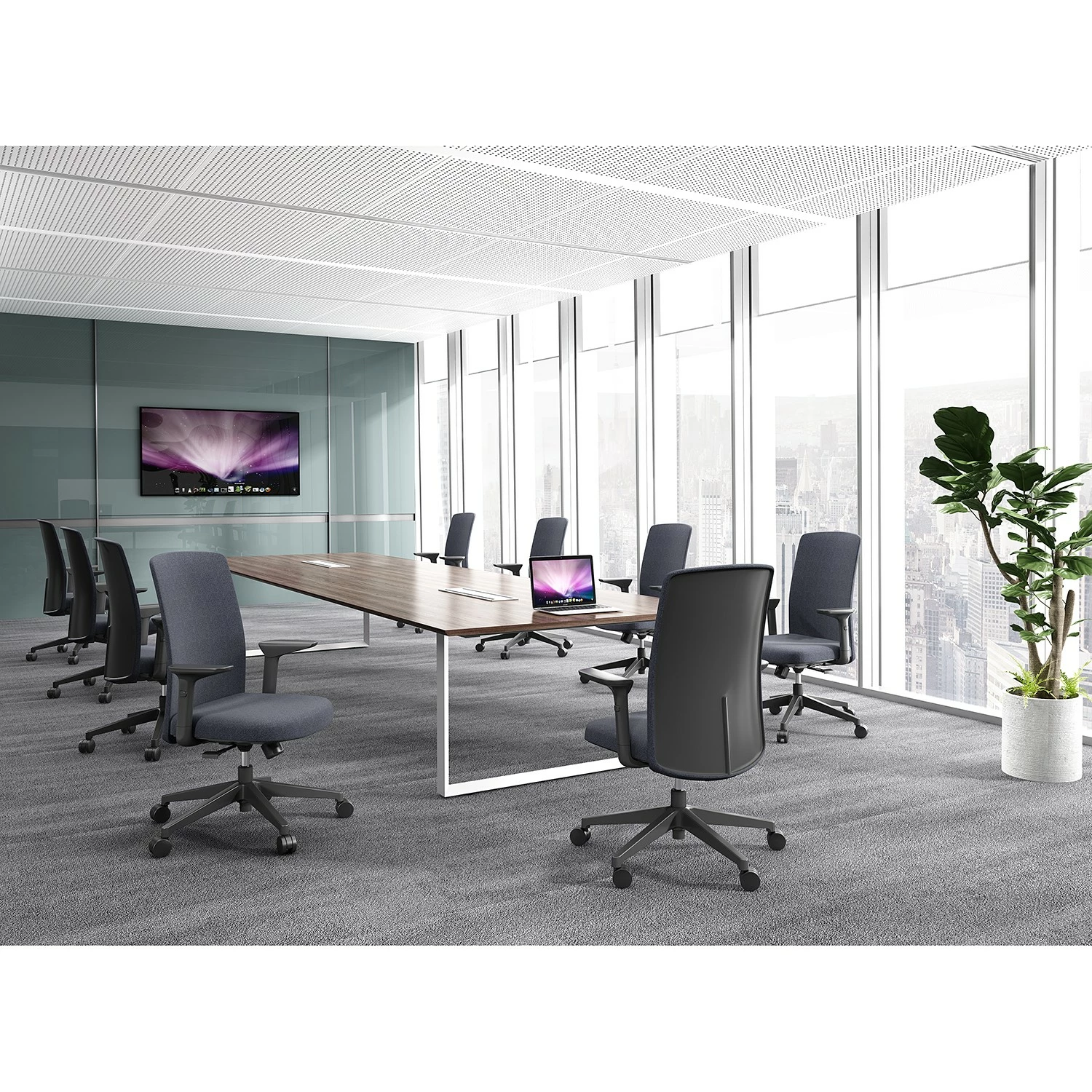 Fredriks Chaise de bureau Rune - Gris clair 4 Fredriks Chaise de bureau Rune - Gris clair – Image 2