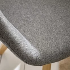 Mørteens Chaise à accoudoirs Buggio - Tissu / Hévéa massif - Tissu Cors: Granite - Lot de 2 -Chaises Boutique 1000312395 211202 13142100052 DETAILS P000000001000312395