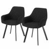 Loftscape Chaises à accoudoirs Lunden (lot de 2) - Anthracite 2 Loftscape Chaises à accoudoirs Lunden (lot de 2) - Anthracite -Chaises Boutique 1000312439 211207 12101900135 IMAGE P000000001000312439