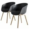 Loftscape Chaises à accoudoirs Loppi (lot de 2) - Noir -Chaises Boutique 1000312472 211207 12103000361 IMAGE P000000001000312472