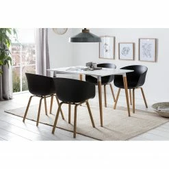 Loftscape Chaises à accoudoirs Loppi (lot de 2) - Noir 7 Loftscape Chaises à accoudoirs Loppi (lot de 2) - Noir -Chaises Boutique 1000312472 211207 12103000372 MOOD DETAILS P000000001000312472 mood