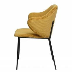 Loftscape Chaises à accoudoirs Tronde (lot de 2) - Jaune moutarde 9 Loftscape Chaises à accoudoirs Tronde (lot de 2) - Jaune moutarde -Chaises Boutique 1000312512 211207 12104200662 DETAILS P000000001000312512