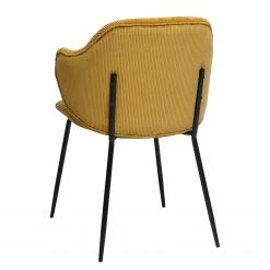 Loftscape Chaises à accoudoirs Tronde (lot de 2) - Jaune moutarde 10 Loftscape Chaises à accoudoirs Tronde (lot de 2) - Jaune moutarde -Chaises Boutique 1000312512 211207 12104200673 DETAILS P000000001000312512