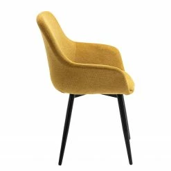 Loftscape Chaises à accoudoirs Mineros (lot de 2) - Jaune moutarde 13 Loftscape Chaises à accoudoirs Mineros (lot de 2) - Jaune moutarde -Chaises Boutique 1000312522 211207 12104500728 DETAILS P000000001000312522