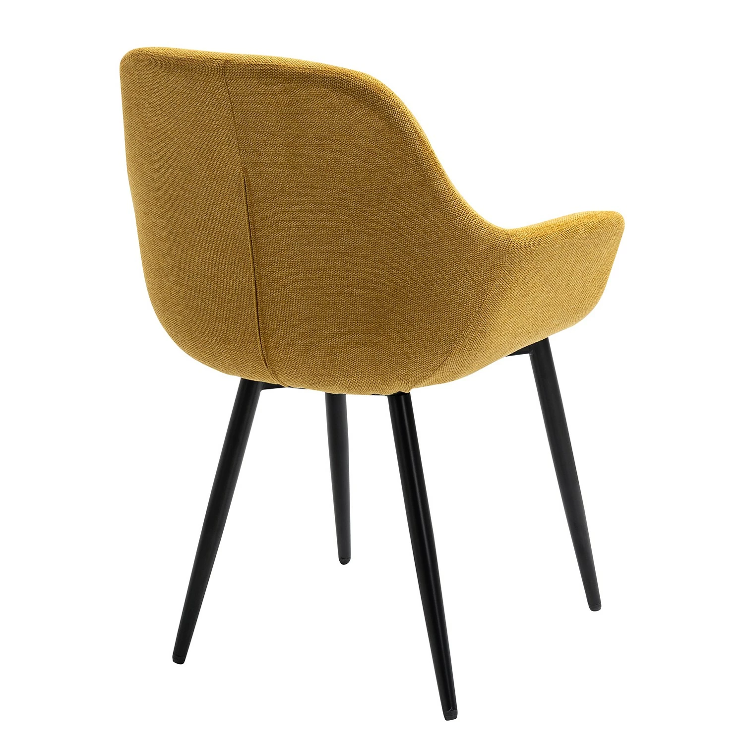 Loftscape Chaises à accoudoirs Mineros (lot de 2) - Jaune moutarde 7 Loftscape Chaises à accoudoirs Mineros (lot de 2) - Jaune moutarde – Image 5