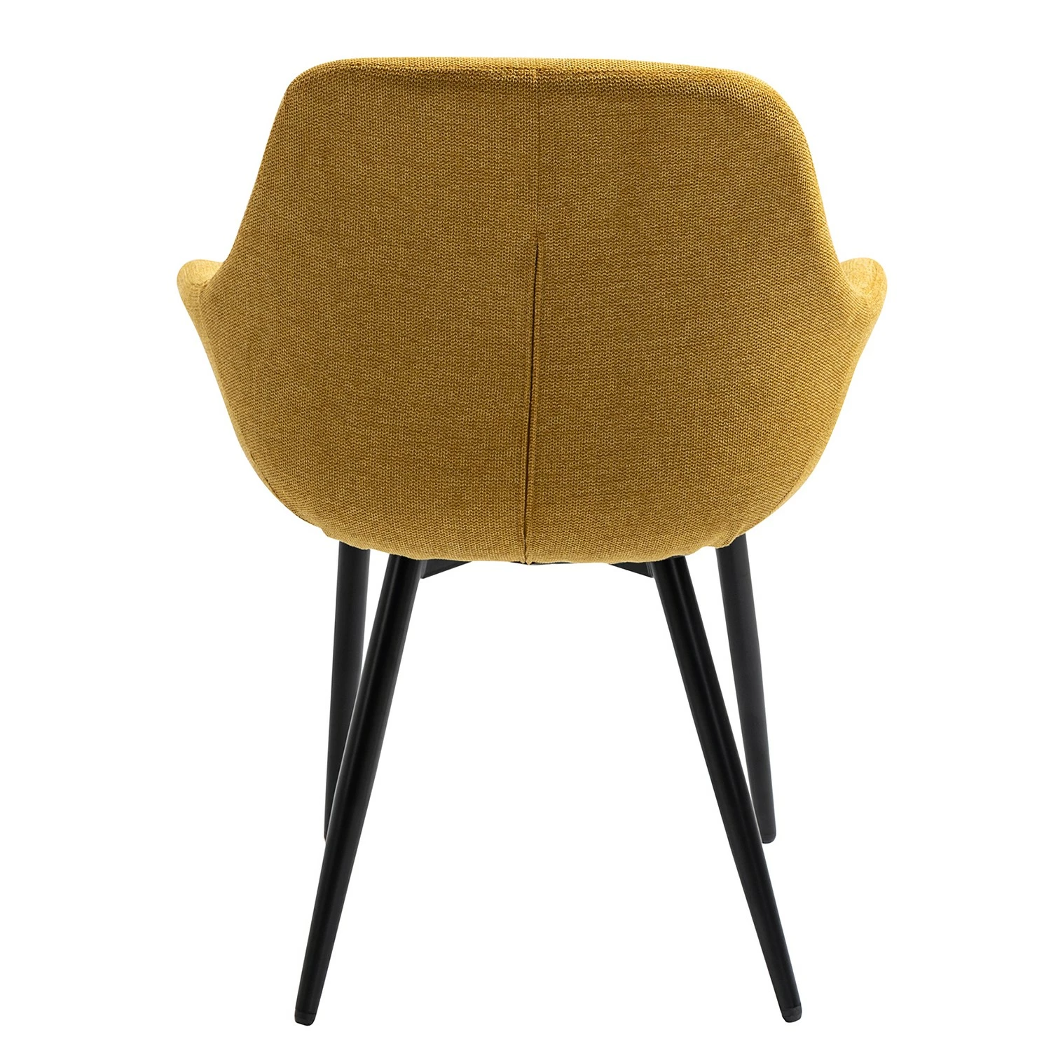 Loftscape Chaises à accoudoirs Mineros (lot de 2) - Jaune moutarde 8 Loftscape Chaises à accoudoirs Mineros (lot de 2) - Jaune moutarde – Image 6