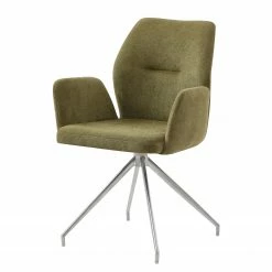 Loftscape Chaise à accoudoirs Cervantes - Jaune olive