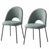 Mørteens Chaise capitonnée Ikley - Tissu / Métal - Noir - Gris menthe - Lot de 2 1 Mørteens Chaise capitonnée Ikley - Tissu / Métal - Noir - Gris menthe - Lot de 2 -Chaises Boutique 1000312593 211210 092458000101 IMAGE P000000001000312593