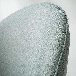 Mørteens Chaise capitonnée Ikley - Tissu / Métal - Noir - Gris menthe - Lot de 2 -Chaises Boutique 1000312593 211210 09245800136 DETAILS P000000001000312593