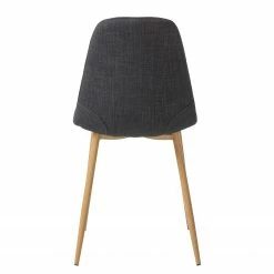 Mørteens Chaise capitonnée Iskmo II - Anthracite - Lot de 4 -Chaises Boutique 1000312594 211210 09245800139 DETAILS P000000001000312594