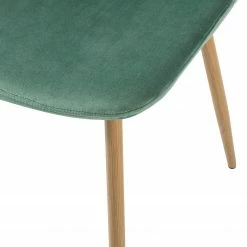 Jack & Alice Chaise capitonnée Iskmo VIII - Velours / Metall - Imitation chêne - Vert menthe - Lot de 4 22 Jack & Alice Chaise capitonnée Iskmo VIII - Velours / Metall - Imitation chêne - Vert menthe - Lot de 4 -Chaises Boutique 1000312596 211210 09245800172 DETAILS P000000001000312596
