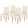 Ars Natura Chaise capitonnée Nella I - Beige - Lot de 4 -Chaises Boutique 1000312636 211202 16422300035 IMAGE P000000001000312636