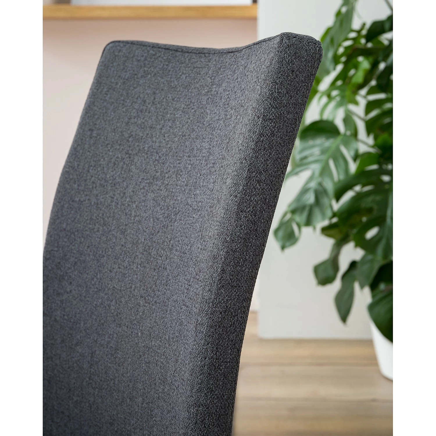 Fredriks Chaises cantilever Marco II - Tissage à plat / Acier inoxydable - Anthracite - Lot de 4 9 Fredriks Chaises cantilever Marco II - Tissage à plat / Acier inoxydable - Anthracite - Lot de 4 – Image 7