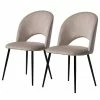Jack & Alice Chaise capitonnée Salome - Crème - Lot de 2 -Chaises Boutique 1000313400 211208 12180600113 IMAGE P000000001000313400