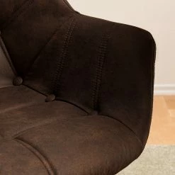 Mørteens Chaise à accoudoirs Lamppi II - microfibre / Métal - Expresso - Lot de 2 21 Mørteens Chaise à accoudoirs Lamppi II - microfibre / Métal - Expresso - Lot de 2 -Chaises Boutique 1000313476 211209 133810000117 DETAILS P000000001000313476