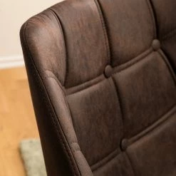 Mørteens Chaise à accoudoirs Lamppi II - microfibre / Métal - Expresso - Lot de 2 19 Mørteens Chaise à accoudoirs Lamppi II - microfibre / Métal - Expresso - Lot de 2 -Chaises Boutique 1000313476 211209 133810000128 DETAILS P000000001000313476