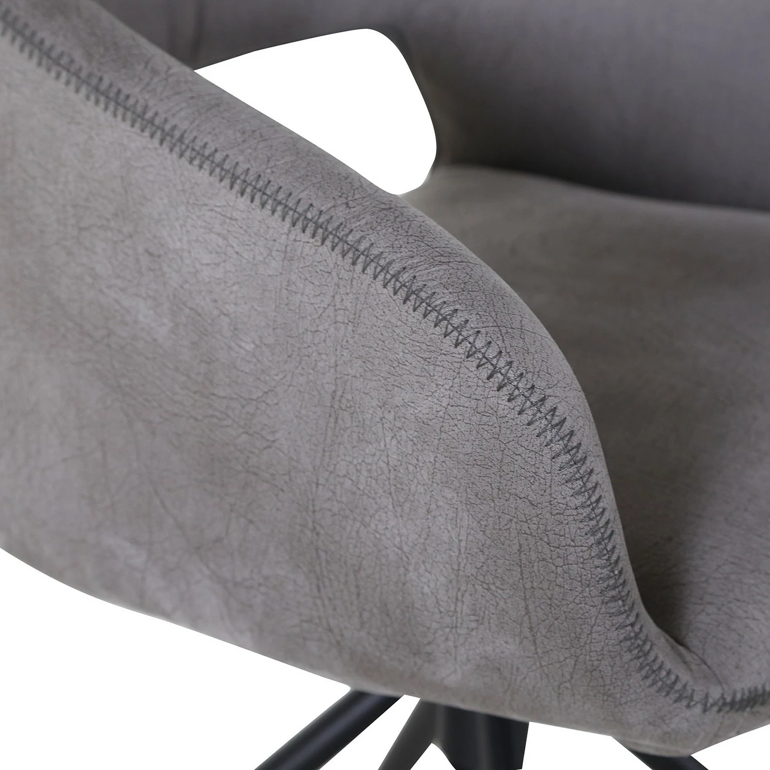 Loftscape Chaise à accoudoirs Seymor - Gris 6 Loftscape Chaise à accoudoirs Seymor - Gris – Image 4