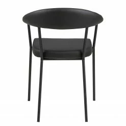 Loftscape Chaises à accoudoirs Otava (lot de 2) - Imitation cuir / Fer - Noir 15 Loftscape Chaises à accoudoirs Otava (lot de 2) - Imitation cuir / Fer - Noir -Chaises Boutique 1000319537 220128 12565700070 DETAILS P000000001000319537