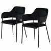 Loftscape Chaises à accoudoirs Rapallo (lot de 2) - Noir -Chaises Boutique 1000319592 220128 1257070010 IMAGE P000000001000319592