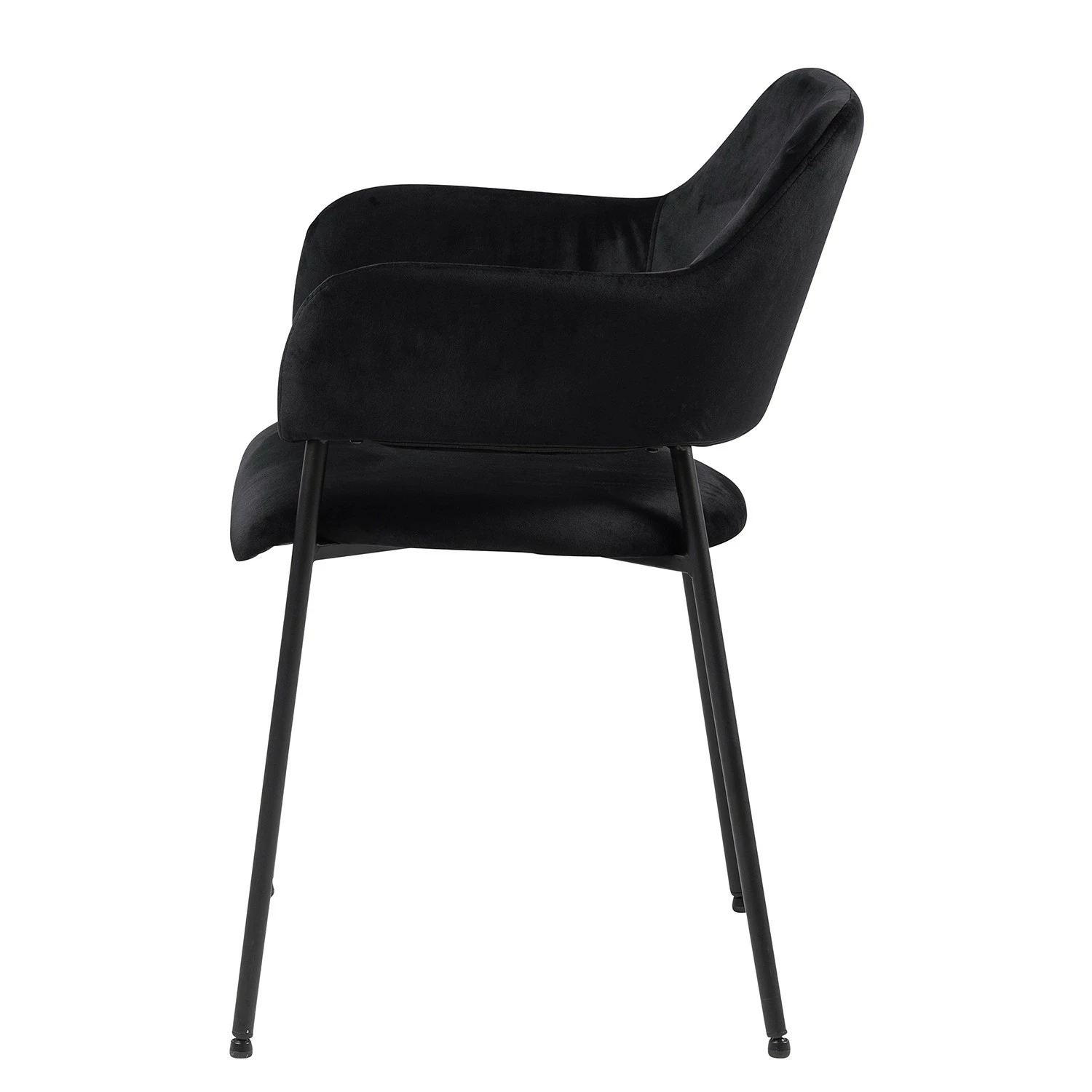 Loftscape Chaises à accoudoirs Rapallo (lot de 2) - Noir 7 Loftscape Chaises à accoudoirs Rapallo (lot de 2) - Noir – Image 5