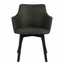 Loftscape Chaises à accoudoirs Kampen I (lot de 2) - Vert olive foncé -Chaises Boutique 1000319597 220128 1257090030 DETAILS P000000001000319597