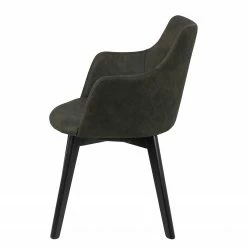 Loftscape Chaises à accoudoirs Kampen I (lot de 2) - Vert olive foncé -Chaises Boutique 1000319597 220128 1257090040 DETAILS P000000001000319597