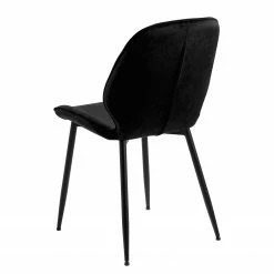 Loftscape Chaises capitonnées Kerang II (lot de 2) - Velours / Fer - Noir -Chaises Boutique 1000319609 220128 1257140050 DETAILS P000000001000319609