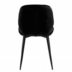 Loftscape Chaises capitonnées Kerang II (lot de 2) - Velours / Fer - Noir -Chaises Boutique 1000319609 220128 1257140060 DETAILS P000000001000319609