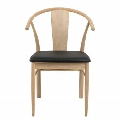 Loftscape Chaises Porras I (lot de 2) - Noir / Imitation chêne clair -Chaises Boutique 1000319611 220128 1257150030 DETAILS P000000001000319611