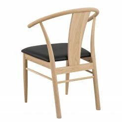 Loftscape Chaises Porras I (lot de 2) - Noir / Imitation chêne clair -Chaises Boutique 1000319611 220128 1257150050 DETAILS P000000001000319611