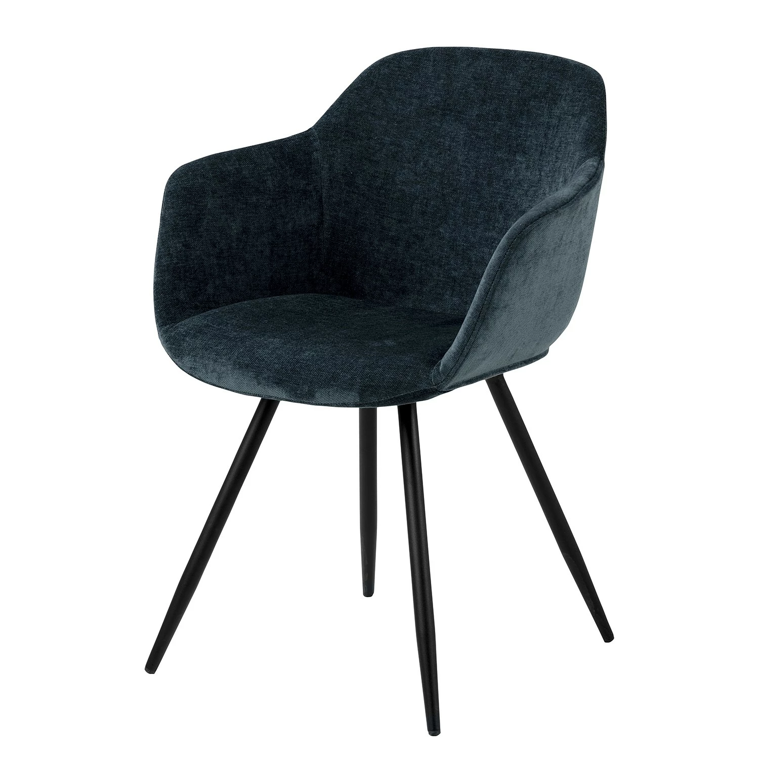 Loftscape Chaise à accoudoirs Gawler - Bleu foncé 3 Loftscape Chaise à accoudoirs Gawler - Bleu foncé