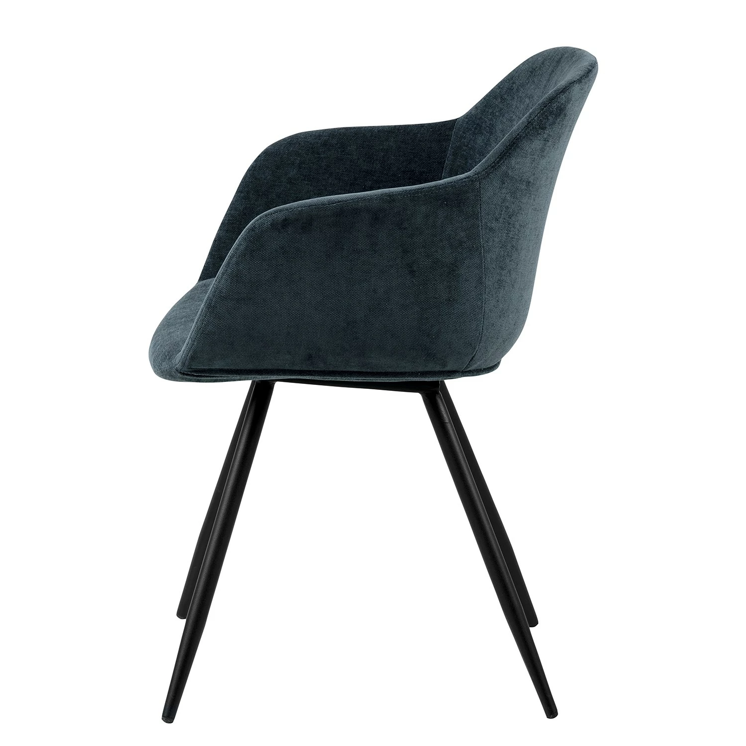 Loftscape Chaise à accoudoirs Gawler - Bleu foncé 6 Loftscape Chaise à accoudoirs Gawler - Bleu foncé – Image 4