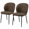 Loftscape Chaises capitonnées Koppal I (lot de 2) - Marron foncé vintage 1 Loftscape Chaises capitonnées Koppal I (lot de 2) - Marron foncé vintage -Chaises Boutique 1000319626 220128 1257210010 IMAGE P000000001000319626