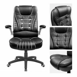 Loftscape Fauteuil de bureau Modan XXL - Imitation cuir / Nylon - Noir / Argenté 12 Loftscape Fauteuil de bureau Modan XXL - Imitation cuir / Nylon - Noir / Argenté -Chaises Boutique 1000330260 220204 1334440031 DETAILS P000000001000330260
