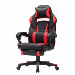 Loftscape Chaise gamer Moco XXL - Noir / Rouge