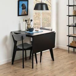 Loftscape Chaises Rigby II (lot de 2) - Tissu / Hévéa massif - Gris / Noir -Chaises Boutique 1000330926 220223 021 MOOD DETAILS P000000001000330926 mood